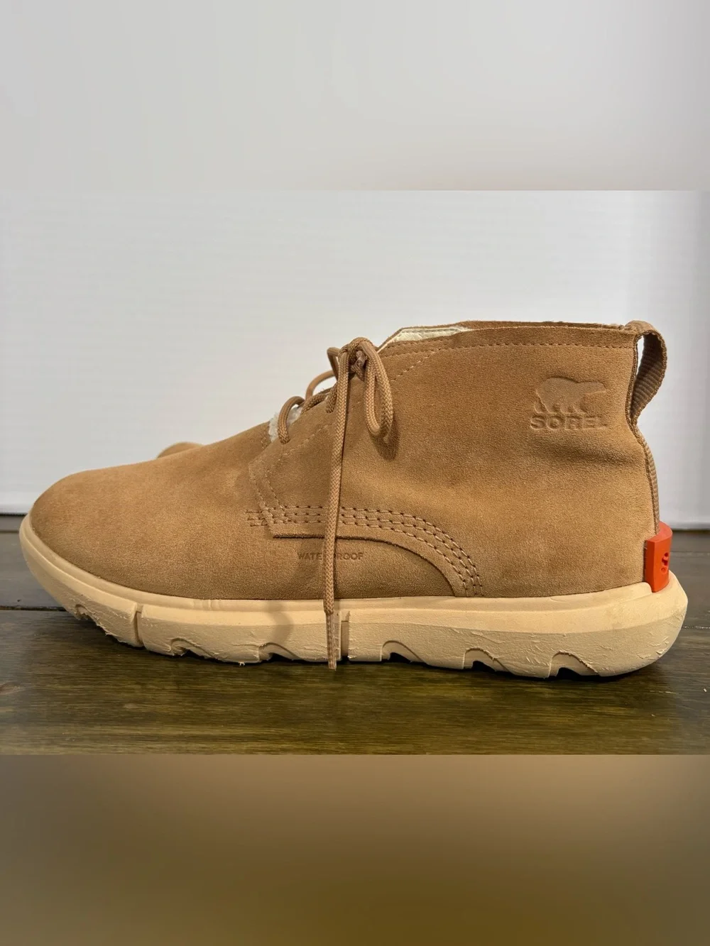 SOREL Explorer Next Drift Women's Boots Size 10 Tan Suede Waterproof